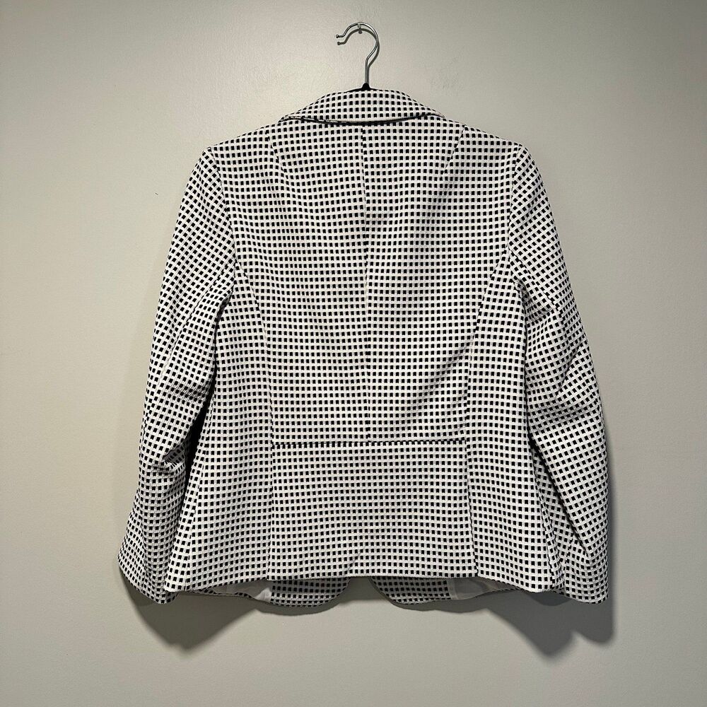 Talbots Checked Single Button Blazer - M - image 3